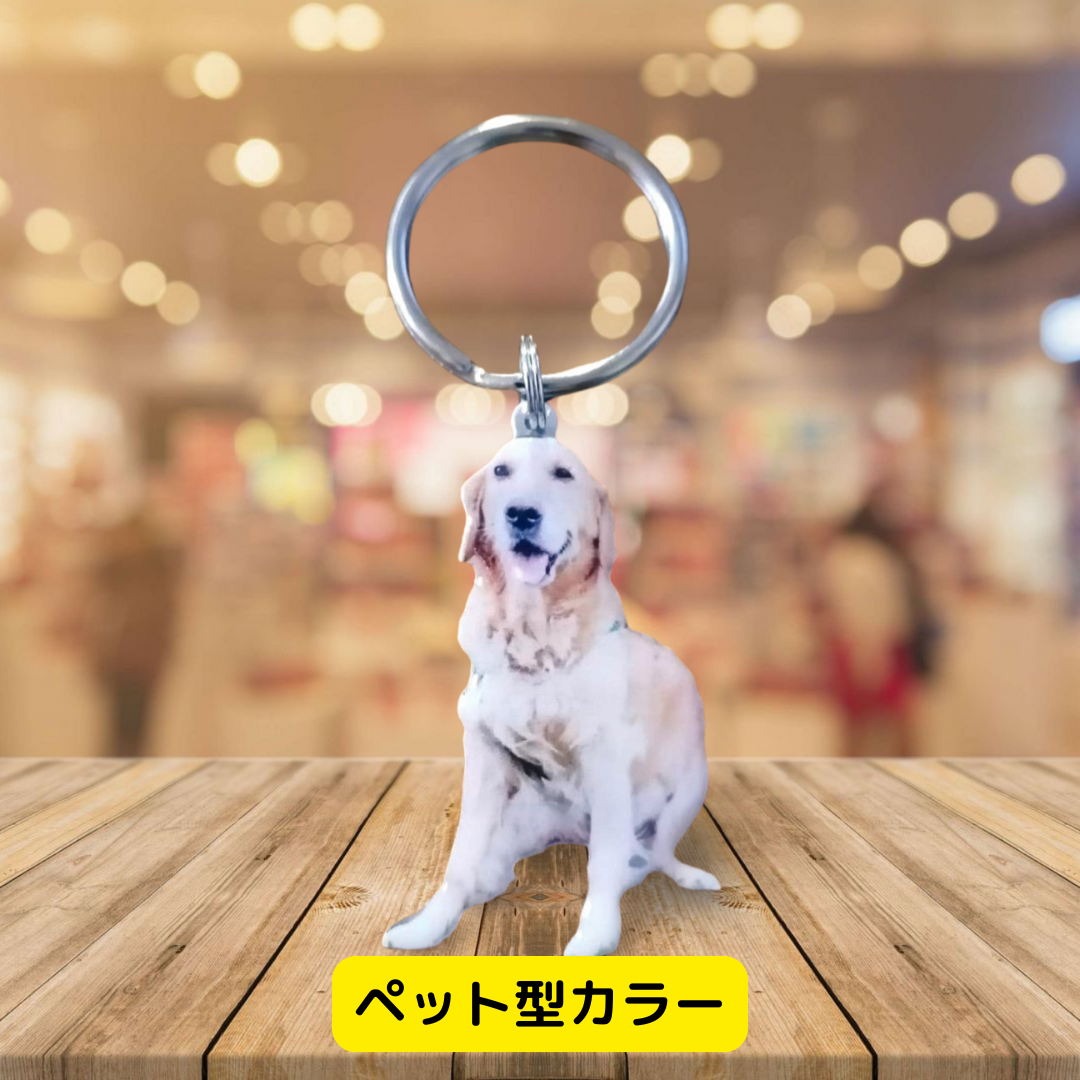 本物そっくり!愛犬キーホルダー♪