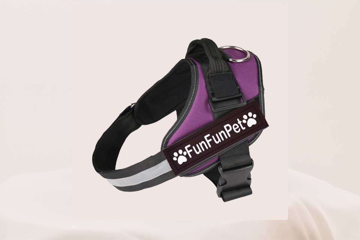 FunFunPet高機能ハーネス 犬用 お名前タグ付き